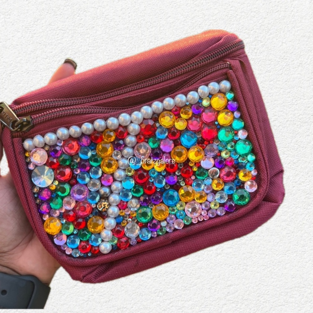 Custom Burgundy Fanny Pack